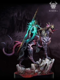 75mm fantasy mounted resin miniature