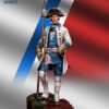 saxon infantry captain 75mm historical miniature