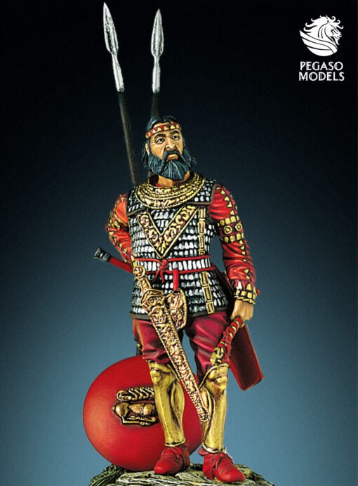 scythian king 54mm historical miniature