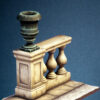 54mm balustrade miniature scenery