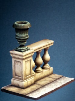 54mm balustrade miniature scenery