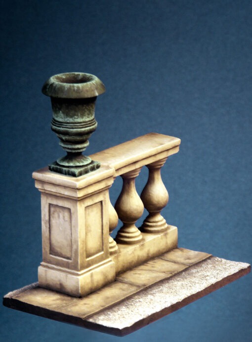 54mm balustrade miniature scenery