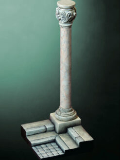 54mm historical miniature scenery
