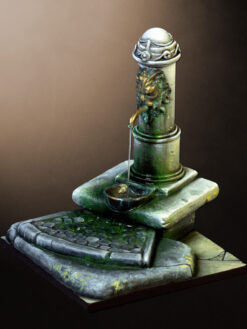 54mm historical miniature scenery
