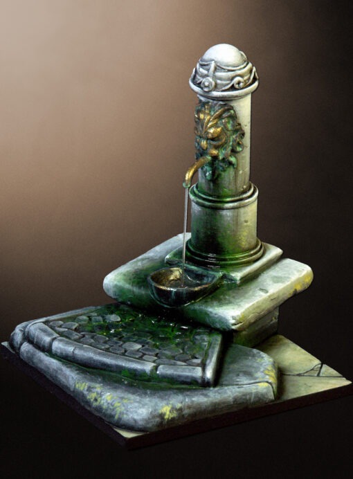 54mm historical miniature scenery