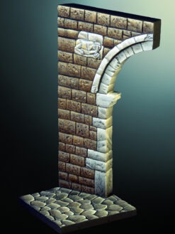 54mm medieval arch scenery