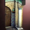 54mm islamic architectural scenery