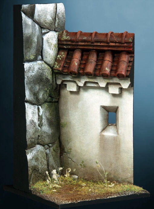 54mm medieval fortress scenery