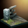 54mm historical miniature scenery