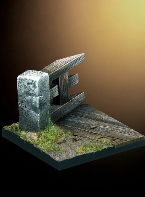 54mm historical miniature scenery