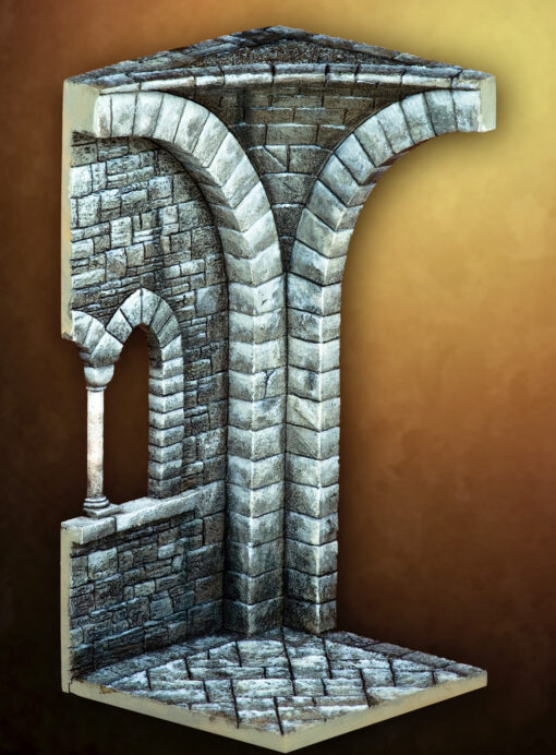54mm medieval interior scenery