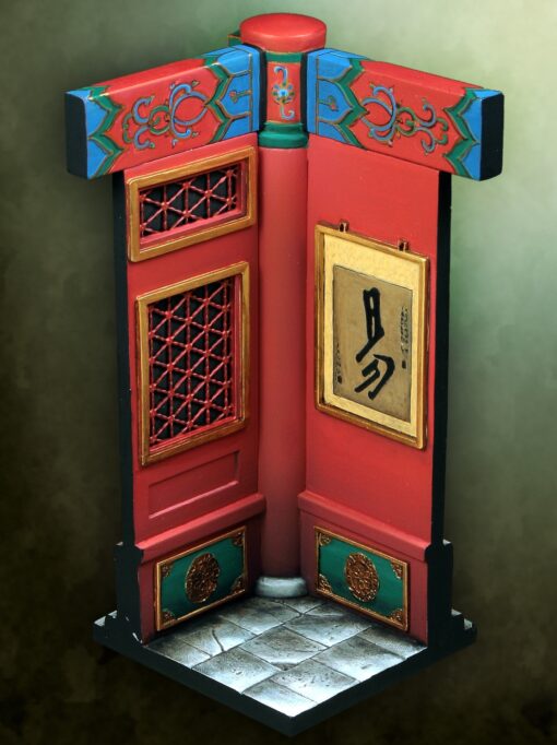 54mm chinese palace scenery
