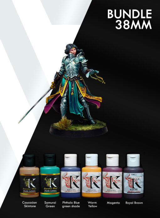 fantasy miniature painting kit with paints