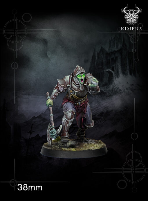 undead warrior miniature 38mm