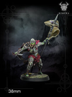 undead standard bearer miniature 38mm