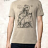 Kyubi no Kitsune T-shirt with Michele Rubini artwork on parchment-toned cotton.