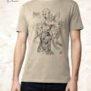 Banshee T-shirt with Michele Rubini artwork on parchment-toned cotton.